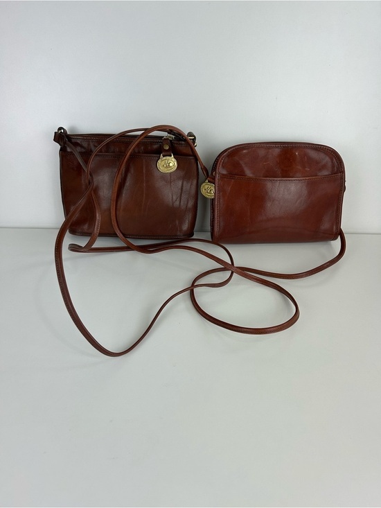 Brahmin Handbags - VINTAGE BRAHMIN CROSSBODY SHOULDER BAG PURSE SET OF 2